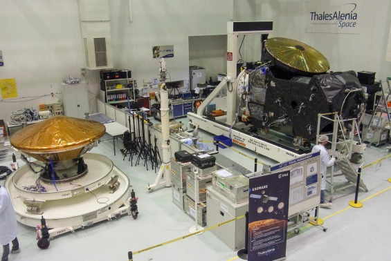 EDM and TGO being prepared for first mating at TAS-F